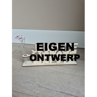 Cadeau plankje - EIGEN ONTWERP