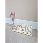 Cadeau plankje - 25 jaar getrouwd