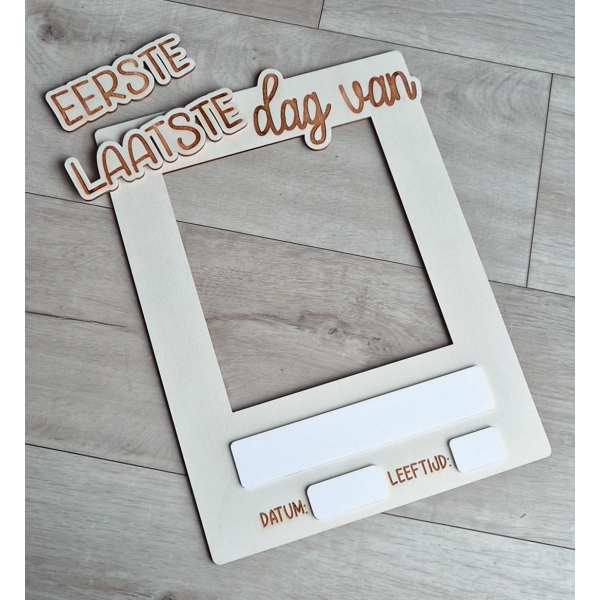 Eerste & Laatste dag - Photo Frame
