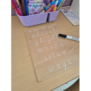 Ik leer schrijven