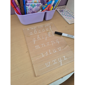 Ik leer schrijven