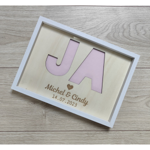 Fotolijst a4 - JA - Bruiloft