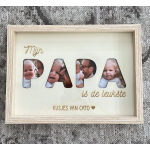 Fotolijst a4 - Uitgesneden letters