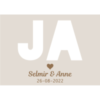 Fotolijst a4 - JA - Bruiloft