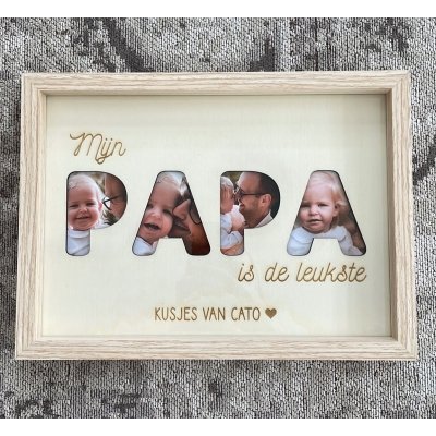 Fotolijst a4 - Uitgesneden letters