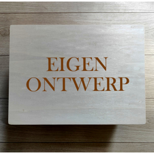 Houten kist - Eigen ontwerp