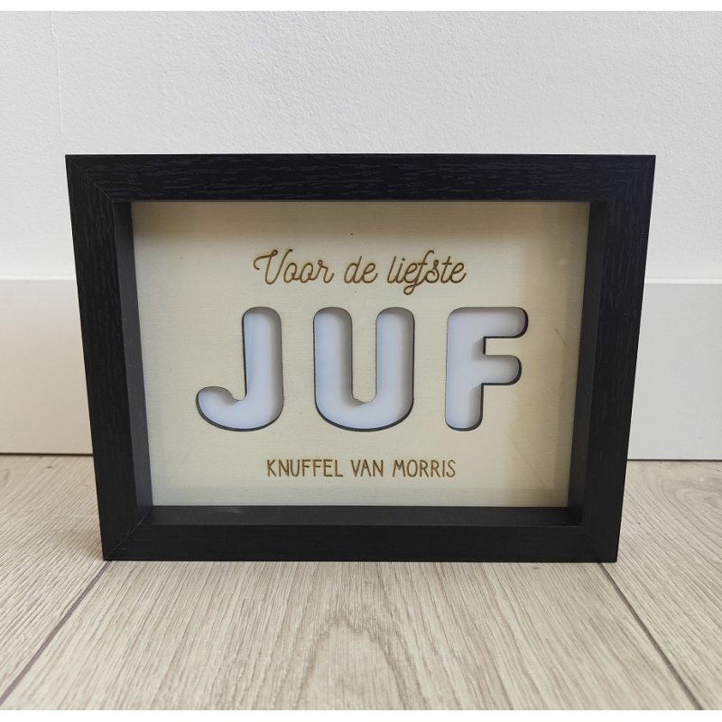 Fotolijst KLEIN - Uitgesneden letters