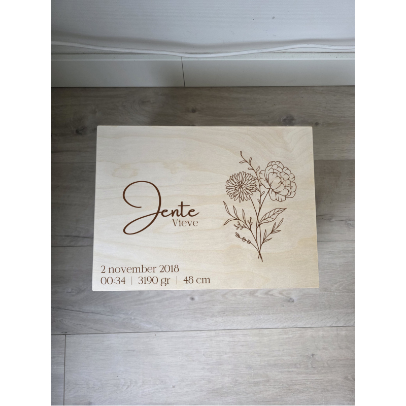 Houten kist - Ontwerp 6