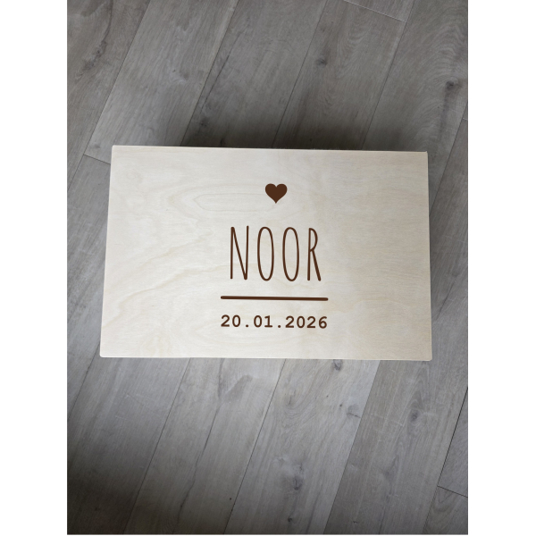 Houten kist XXL - Ontwerp 1