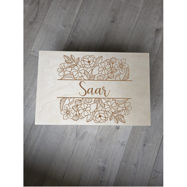 Houten kist XXL - Ontwerp 2