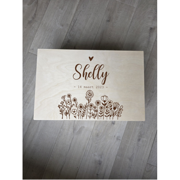 Houten kist XXL - Ontwerp 3