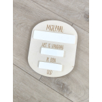 Herbruikbaar Mijlpaalbord