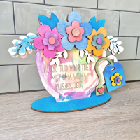 DIY Kit - Theekop met bloemen