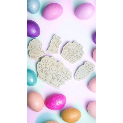 Paasfiguren - 5 stuks