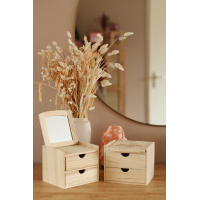 Sieraden/Make-up kistje met naam - "Jente"