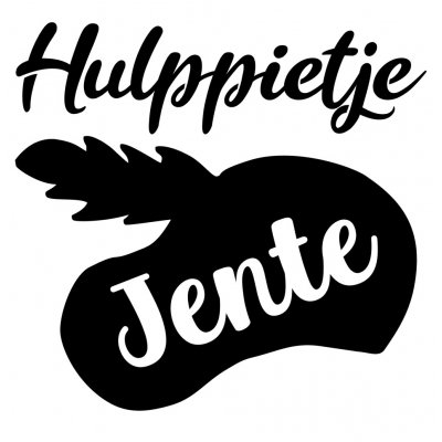 Strijkapplicatie - Naam in Muts