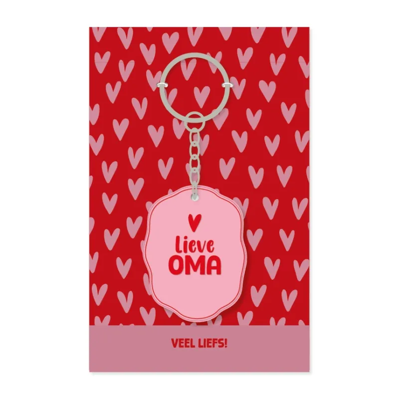 Sleutelhanger - Lieve Oma