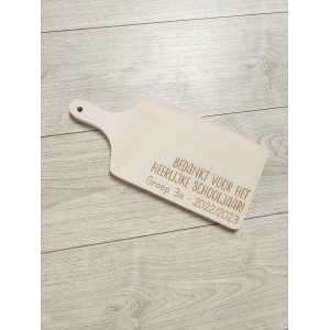 Snijplank - Heerlijk schooljaar