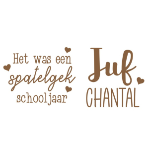 Spatelset - Spatelgek schooljaar