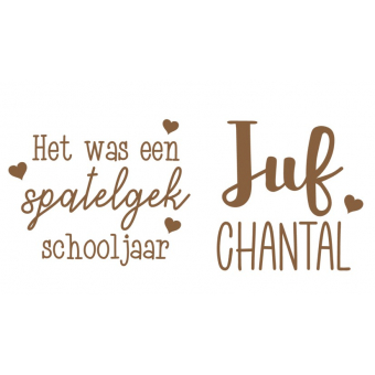 Spatelset - Spatelgek schooljaar