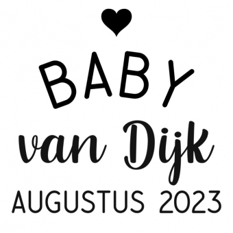 Strijkapplicatie - Baby