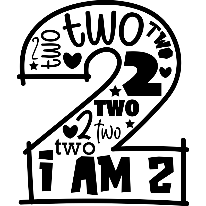 Strijkapplicatie - 2 jaar