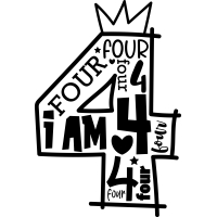 Strijkapplicatie - 4 jaar