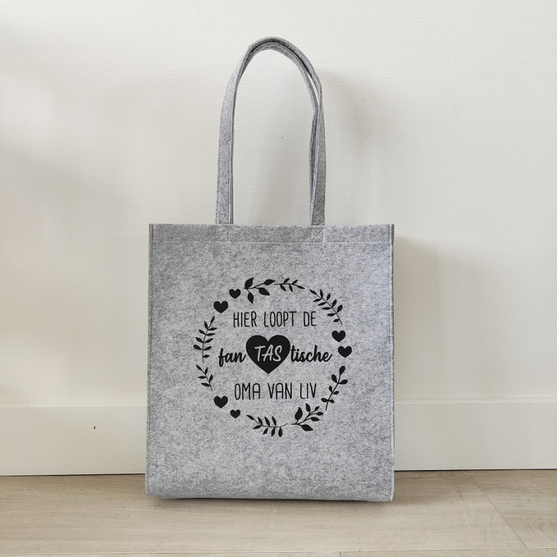 Vilten tas - Fantastische oma