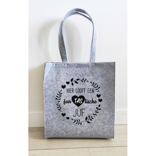 Vilten tas - Fantastische Juf