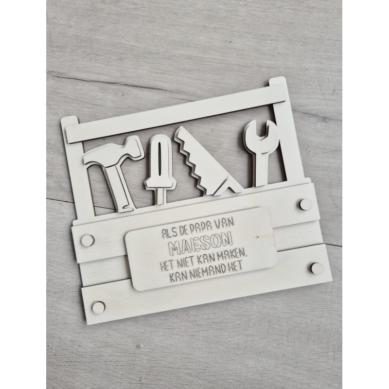 Vaderdag DIY Kit - Gereedschapskist